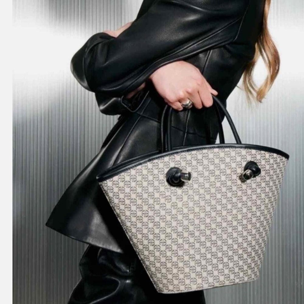 Anine Bing Taylor Tote Monogram canvas bag  (new)